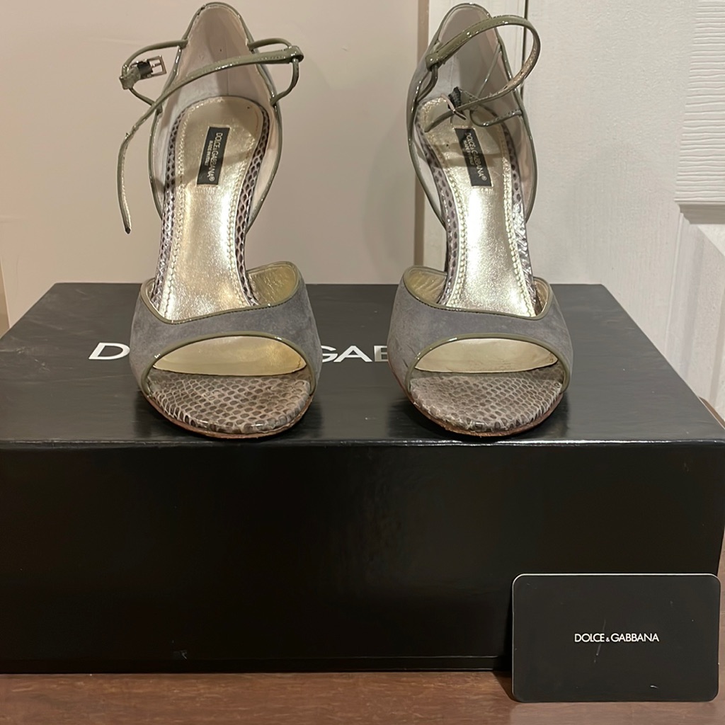 Authentic Dolche & Gabbana Heeled Sandals!!